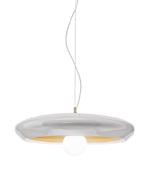 M122/GLOSSYGREY-GOLD Chandeliers Contemporary