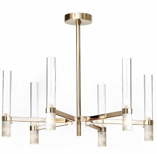 2173/CH6+6 Chandeliers Contemporary