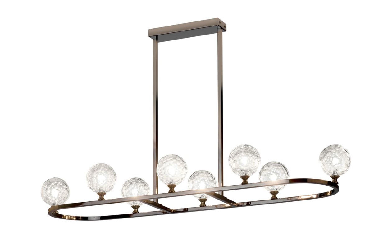 2177/CH8 Oval Chandeliers Contemporary