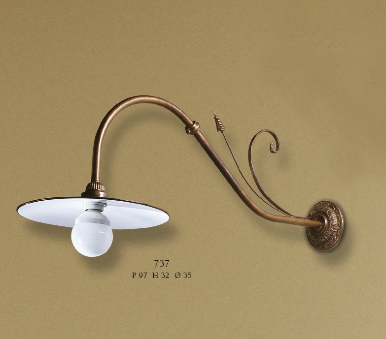 737 Wall Lamps Rustic
