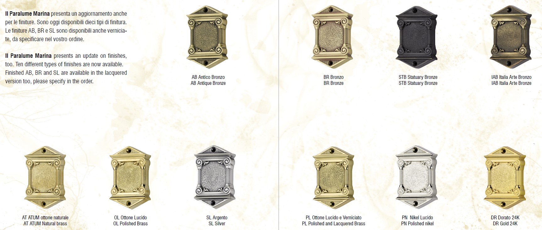 IA20-05-85 Brass Handle Classic