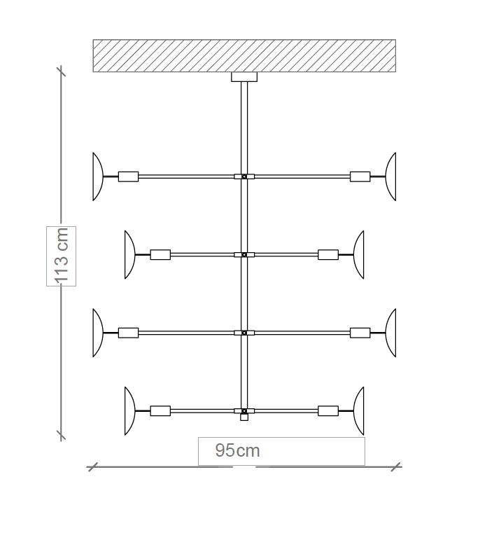 IPM109CH12 Chandeliers Contemporary