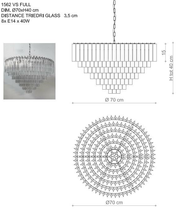 1562 Chandeliers Contemporary