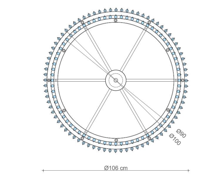 2210CH24 Chandeliers Contemporary