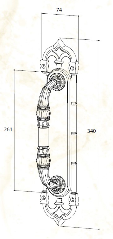 IA02-07 Brass Handle Classic