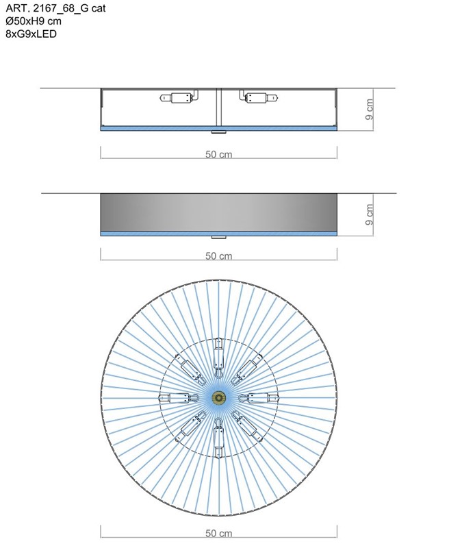 2168/G Ceiling and Recessed Contemporary